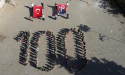 Miniklerden Cumhuriyet'in 100. yılına özel koreografi