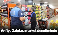 Arifiye Zabıtası market denetiminde