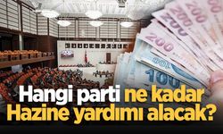 Hangi parti, ne kadar Hazine yardımı alacak?