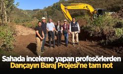 Sahada inceleme yapan profesörlerden Darıçayırı Baraj Projesi'ne tam not
