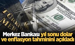 Merkez Bankası, yıl sonu dolar ve enflasyon tahminini küçükte olsa düşürdü