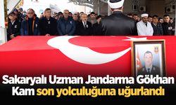 Sakaryalı Uzman Jandarma Gökhan Kam son yolculuğuna uğurlandı