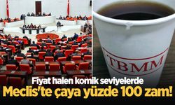 Meclis'te çaya yüzde 100 zam! Fiyat halen komik seviyelerde