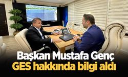 Başkan Mustafa Genç GES hakkında bilgi aldı 