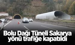 Bolu Dağı Tüneli Sakarya yönü trafiğe kapatıldı