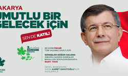 Ahmet Davutoğlu Sakarya’ya geliyor! İl Başkanı Sevindik'ten kongreye davet