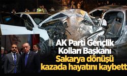 AK Parti Gençlik Kolları Başkanı Sakarya dönüşü kazada hayatını kaybetti
