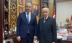 MHP İl Başkanı Alkaş, Devlet Bahçeli ile görüştü