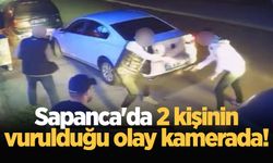 Sapanca'da 2 kişinin vurulduğu olay kamerada!