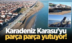 Karadeniz Karasu'yu parça parça yutuyor!