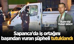 Sapanca'da iş ortağını başından vuran şüpheli tutuklandı