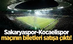 Sakaryaspor-Kocaelispor maçının biletleri satışa çıktı!