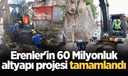 Erenler'in 60 Milyonluk altyapı projesi tamamlandı
