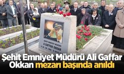 Şehit Emniyet Müdürü Ali Gaffar Okkan mezarı başında anıldı