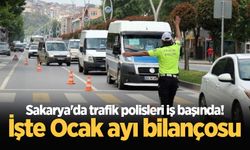 Sakarya'da trafik polisleri iş başında! İşte Ocak ayı bilançosu