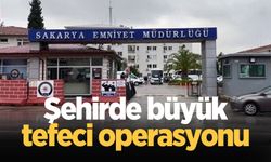 Şehirde büyük tefeci operasyonu