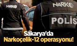 Sakarya'da Narkoçelik-12 operasyonu!