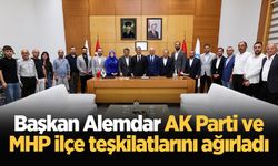 Başkan Alemdar AK Parti ve MHP ilçe teşkilatlarını ağırladı