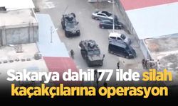 Sakarya dahil 77 ilde silah kaçakçılarına operasyon