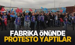 Türk Metal'den fabrika önünde protesto