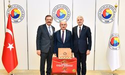 Vali Karadeniz ve Altuğ'dan TOBB Başkanı Hisarcıklıoğlu'na ziyaret