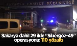 Sakarya dahil 29 ilde "Sibergöz-49" operasyonu: 110 gözaltı