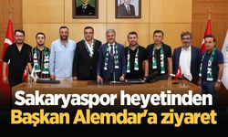 Sakaryaspor heyetinden Başkan Alemdar'a ziyaret