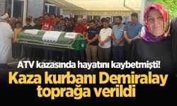 Kaza kurbanı Demiralay toprağa verildi