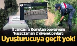 Uyuşturucuya geçit yok! İl Jandarma Komutanı operasyonu ‘Hasat Zamanı 2' diyerek paylaştı