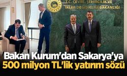 Bakan Kurum'dan Sakarya'ya 500 milyon TL'lik yatırım sözü