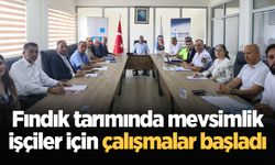 Fındık tarımında mevsimlik işçiler için çalışmalar başladı