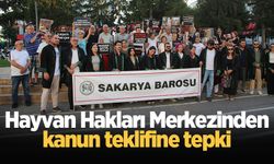 Sakarya Barosu Hayvan Hakları Merkezinden kanun teklifine tepki