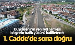 Büyükşehir'in yeni yol hamlesi bölgenin trafik yükünü hafifletecek: 1. Cadde'de sona doğru