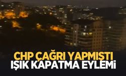 CHP'den ışık kapatma eylemi