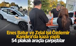 Ünlü YouTuber Enes Batur ve sevgilisi kaza yaptı; 54 plakalı araçla çarpıştılar