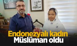 Endonezyalı kadın Sakarya’da Müslüman oldu