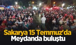 Sakarya 15 Temmuz'da meydanda buluştu