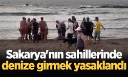 Sakarya'nın sahillerinde denize girmek bugün de yasaklandı