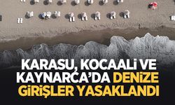 Sakarya'da denize girişler yasaklandı