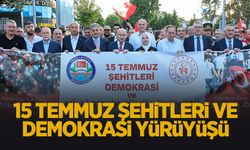 Şehirde demokrasi yürüyüşü