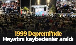 1999 Depremi'nde hayatını kaybedenler anıldı