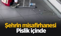 Şehrin misafirhanesi pislik içinde; Gelen de  giden de ayıplıyor