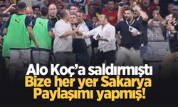 Ali Koç'a saldıran zanlıdan bize her yer Sakarya paylaşımı