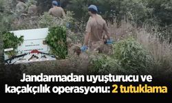 Jandarmadan uyuşturucu ve kaçakçılık operasyonu: 2 tutuklama