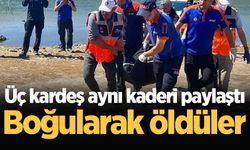 Üç kardeş aynı kaderi paylaştı: Boğularak öldüler