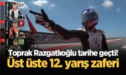 Toprak Razgatlıoğlu tarihe geçti! Üst üste 12. yarış zaferi