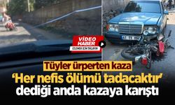 Tüyler ürperten kaza: ‘Her nefis ölümü tadacaktır' dediği anda kazaya karıştı