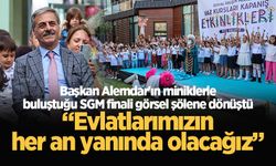 Başkan Alemdar’ın miniklerle buluştuğu SGM finali görsel şölene dönüştü