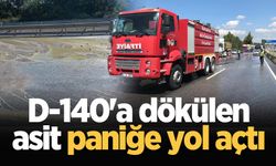 D-140'a dökülen asit paniğe yol açtı