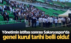 Yönetimin istifası sonrası Sakaryaspor'da genel kurul tarihi belli oldu!